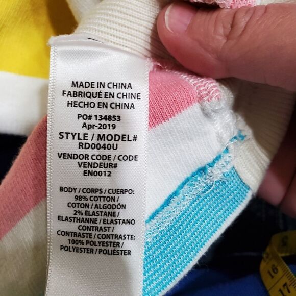 Splendid × gray Malin active shoreline striped dress - Picture 6 of 7